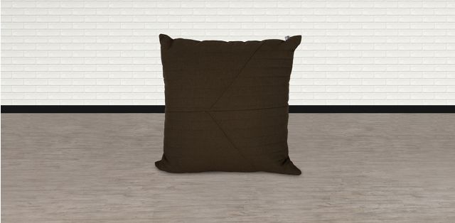 Cojín Capitonado 45 x 45 cm Bloques Olivo