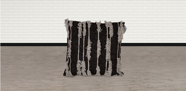 Cojín 55 x 55 cm Lana Café