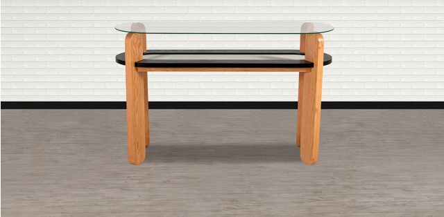 Consola Ovalada Osaka By Alan Soria Negro