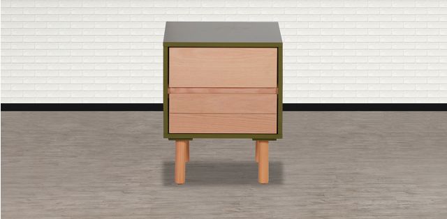 Buró 40 cm Loki Verde