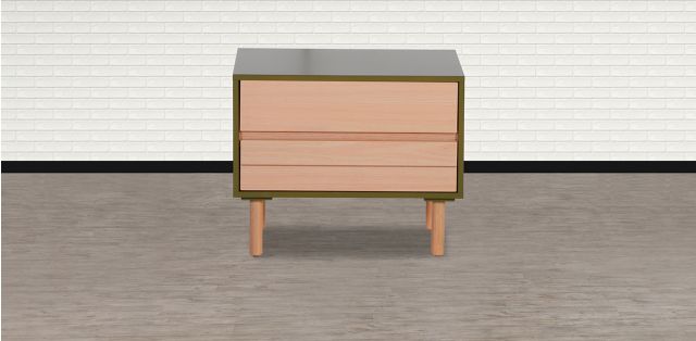 Buró 60 cm Loki Verde