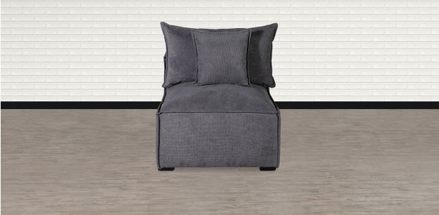 Sillón Sin Brazo California New Gris