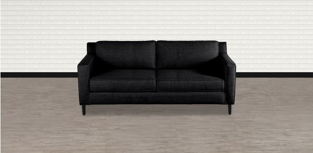 Sofá 3 Plazas Galmi Negro