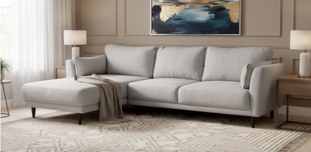 Sala en L Izquierda Luxe Gris
