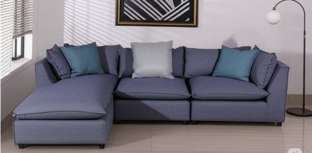 Sala en L Izquierda Melody Gris