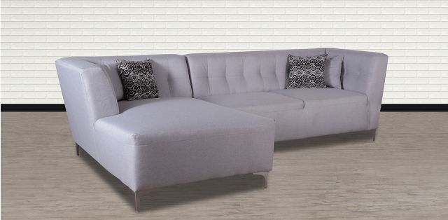 Sala Modular Izquierda Kiara Gris Claro