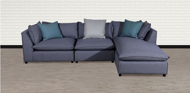 Sala en L Derecha Melody Gris