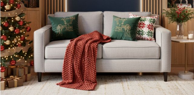 Sofá 2 Plazas Galmi Gris Claro