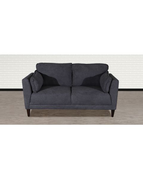 Sofá 2 Plazas Luxe Gris Oxford